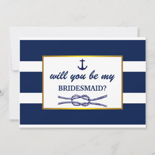 Junggesellinnenabschiede? Nautic Themed Einladung