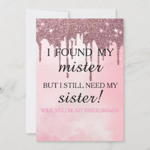 Junggesellinnenabschiede? Rose Gold Dripping Invi Einladung