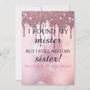 Junggesellinnenabschiede? Rose Gold Dripping Invi Einladung