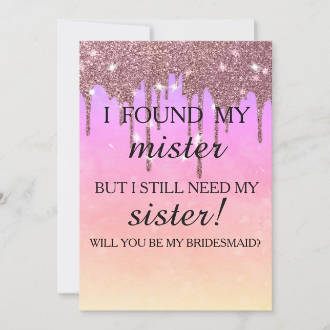 Junggesellinnenabschiede? Rose Gold Dripping Invi Einladung (Vorderseite)