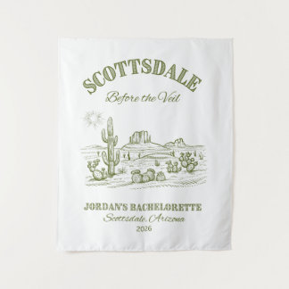 Junggesellinnenabschiedsschild Scottsdale Before t Wandteppich