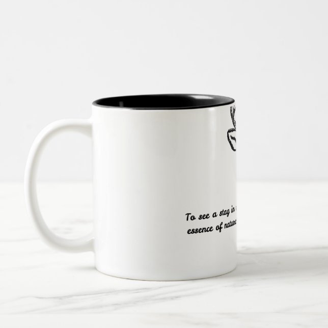 Junggesellstag Zweifarbige Tasse (Links)