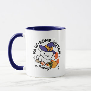 Junghunde im Training - Niedlicher Halloween-Hund Tasse