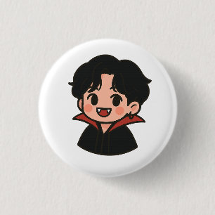 Jungkook-inspirierter Vampir-Pin – K-Pop-Kollektio Button