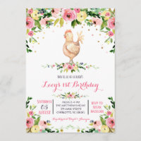 Junglandwirtin Geburtstagseinladung