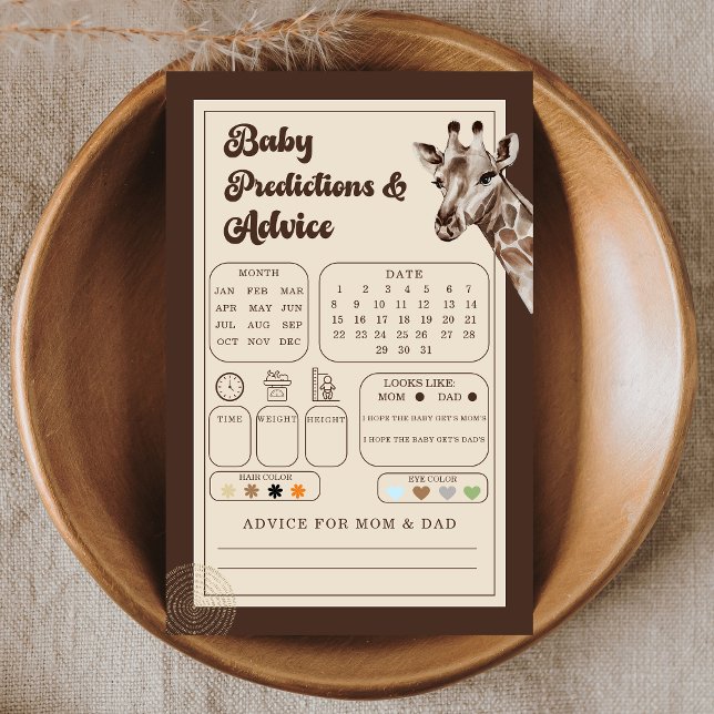 Jungle Adventure Giraffe Kindervoraussagen & Ratsc (Von Creator hochgeladen)