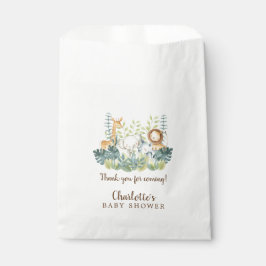 Jungle Animals Baby Showbücher Geschenktütchen