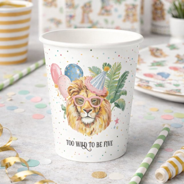 Jungle Animals Birthday Party Cups Pappbecher (Von Creator hochgeladen)