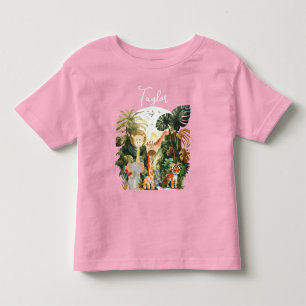 Jungle Animals Exotic Safari Traum Kleinkind T-shirt