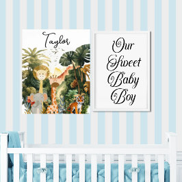 Jungle Animals Exotic Safari Traum Poster