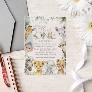 Jungle Animals, Safari, Wild One, Babydusche