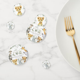 Jungle Animals, Safari, Wild One, First Birthday Konfetti