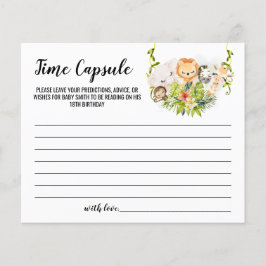 Jungle Animals Time Capsule Ratschläge für die Kin Flyer