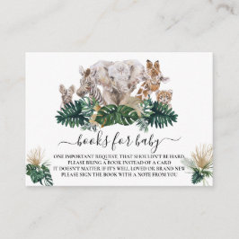 Jungle Babies Safari Afrikanische Bücher für Babyd Begleitkarte