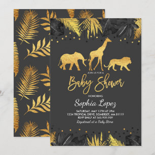 Jungle Baby Dusche Einladung Tropical Baby Dusche
