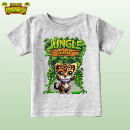 Jungle Baby Leopard, Niedlich Wildlife Kitty Cat � T-shirt