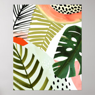 Jungle Beat Tropical Greenerity Poster