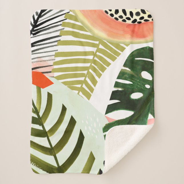 Jungle Beat Tropical Greenerity Sherpadecke (Vorderseite)