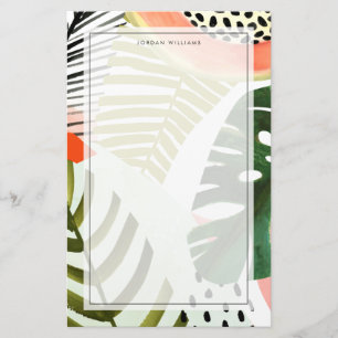 Jungle Beat Tropische Vegetation Briefpapier