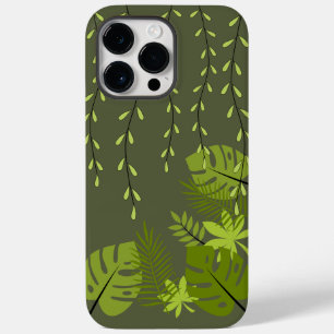 Jungle Blätter Case-Mate iPhone 14 Pro Max Fall Hülle