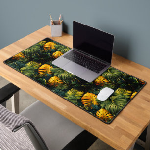 Jungle-Blätter Schreibtischunterlage