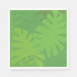 Jungle-Blätter Serviette