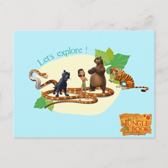 Jungle Book Group Shot 4 Postkarte (Vorderseite)