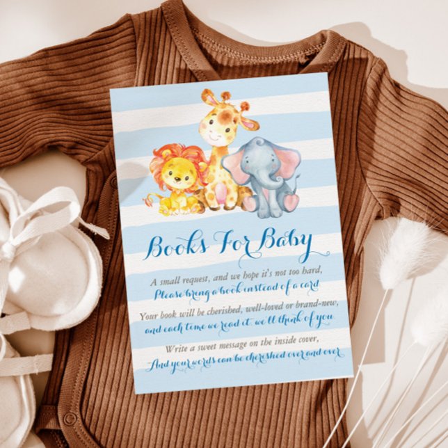 Jungle Book Request Card, Elephant Books for Baby Begleitkarte (Von Creator hochgeladen)