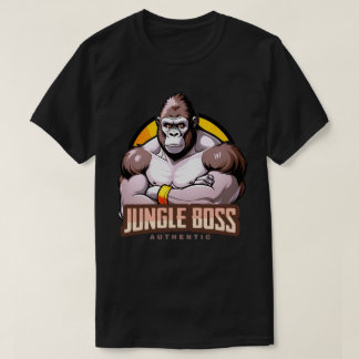 Jungle Boss - Funny Gorilla Grafik - Gorilla T-Shirt