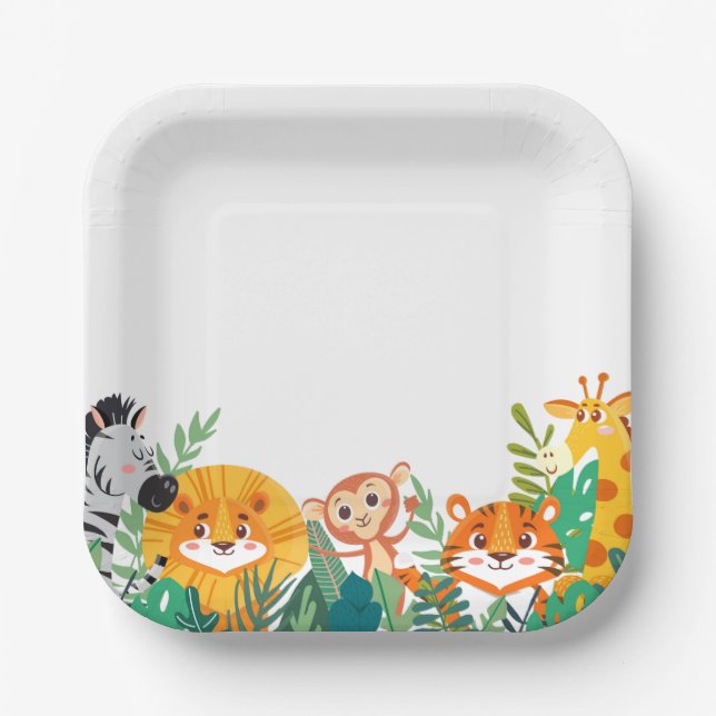 Jungle Boys Paper Plate Pappteller (Vorderseite)