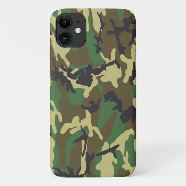 Jungle-Camouflage Case-Mate iPhone Hülle (Rückseite)