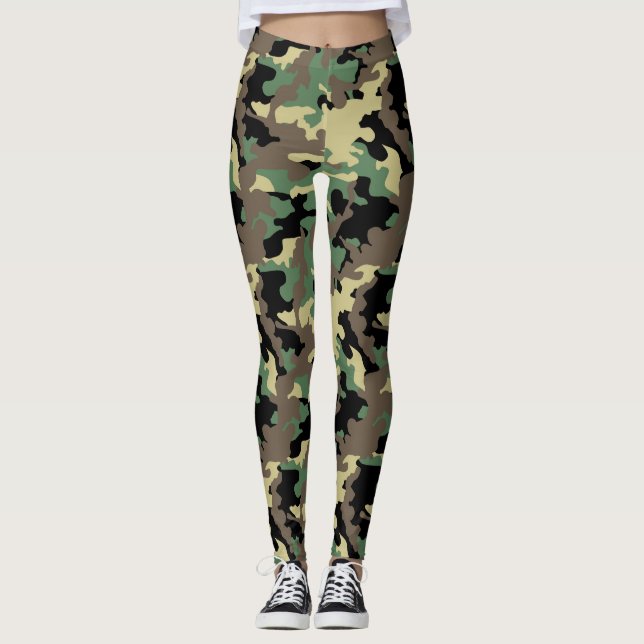 Jungle-Camouflage - Legende Leggings (Vorderseite)