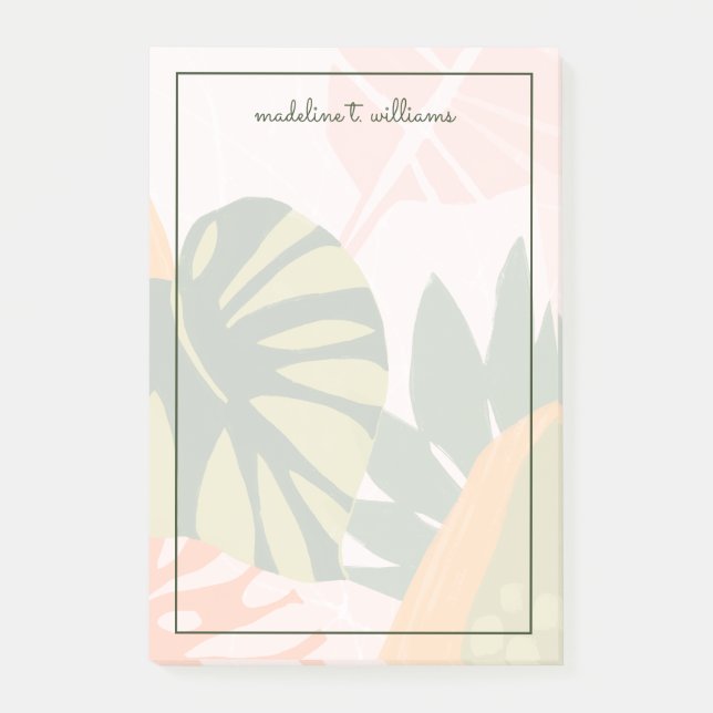 Jungle Collage I Post-it Klebezettel (Vorderseite)