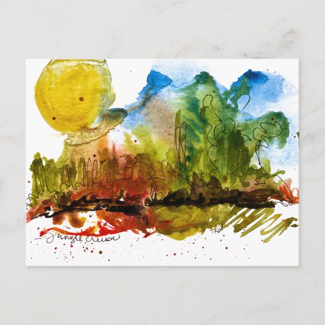 Jungle Cruise Postkarte (Vorderseite)