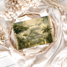 Jungle Dinosaur Baby Shower Diapper Raffle