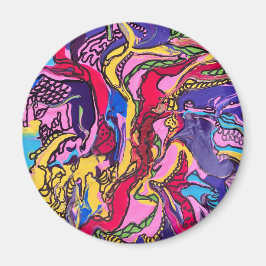 "Jungle Fever" Designrunden Magnete