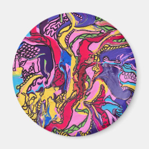 "Jungle Fever" Designrunden Magnete