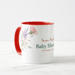 Jungle Floral Baby Dusche Tasse