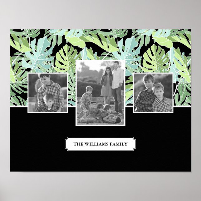 Jungle Floral Pattern | Fotos und Texte aus der Fa Poster (Vorne)