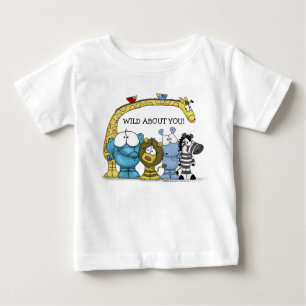 Jungle Friends-Wild über Sie Baby T-shirt