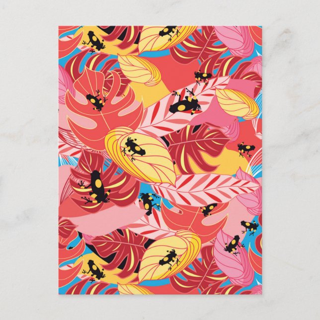 Jungle Frogs Postkarte (Vorderseite)