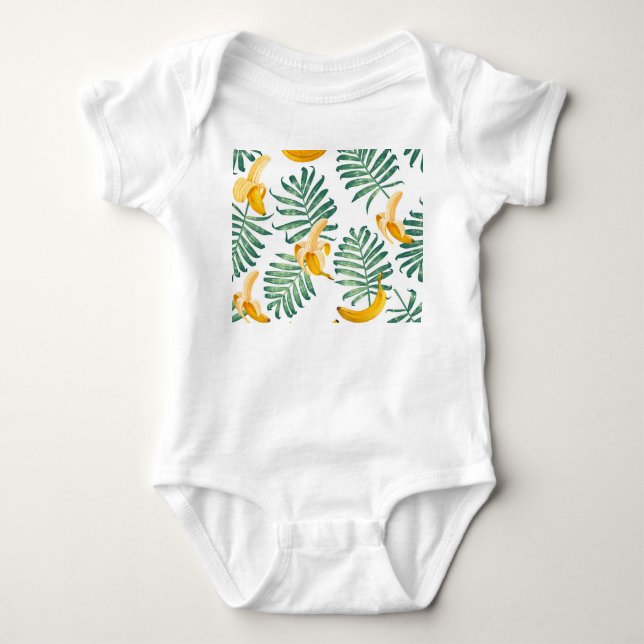 Jungle Fruits: Lebhaft Vintag Baby Strampler (Vorderseite)