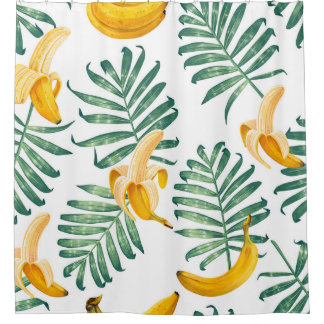 Jungle Fruits: Lebhaft Vintag Duschvorhang