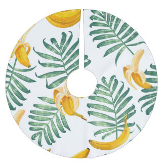 Jungle Fruits: Lebhaft Vintag Polyester Weihnachtsbaumdecke