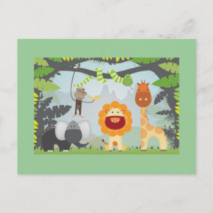 Jungle Fun Postkarte
