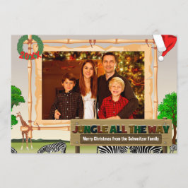 Jungle ganz nach Weihnachten Einladung