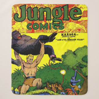 Jungle Gorilla's Lair Vintage Comicen Sherpa Blank Sherpadecke