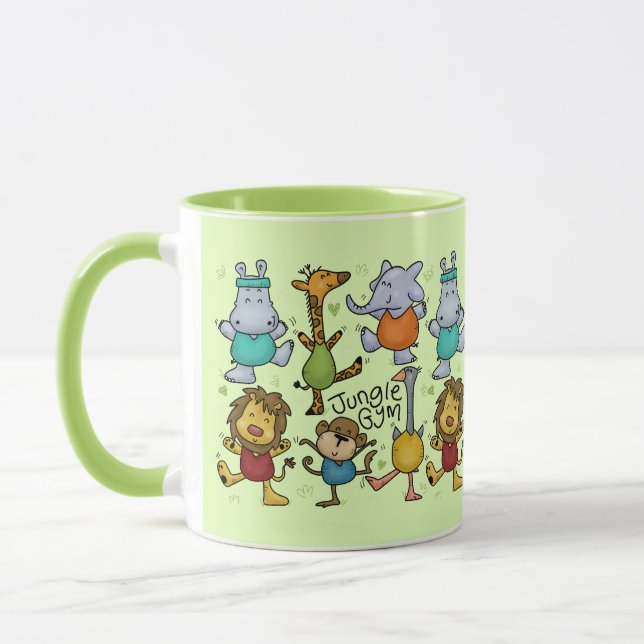 Jungle Gym trainieren Tiere Tasse (Links)