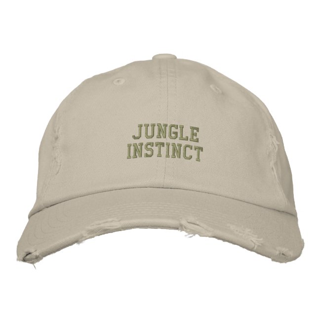 Jungle Instinct™ Label_Ladys Trekkers Bestickte Kappe (Vorderseite)