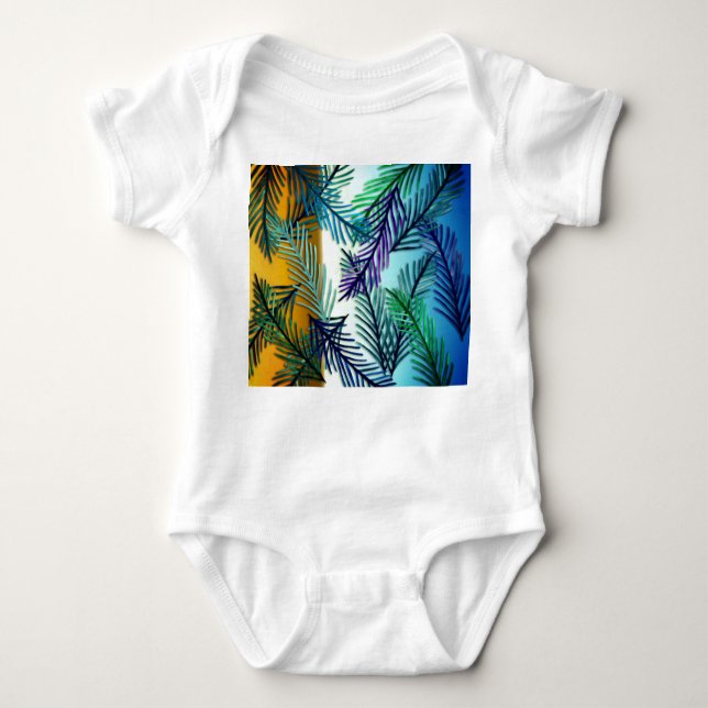 Jungle Jersey Bodysuit Baby Strampler (Vorderseite)